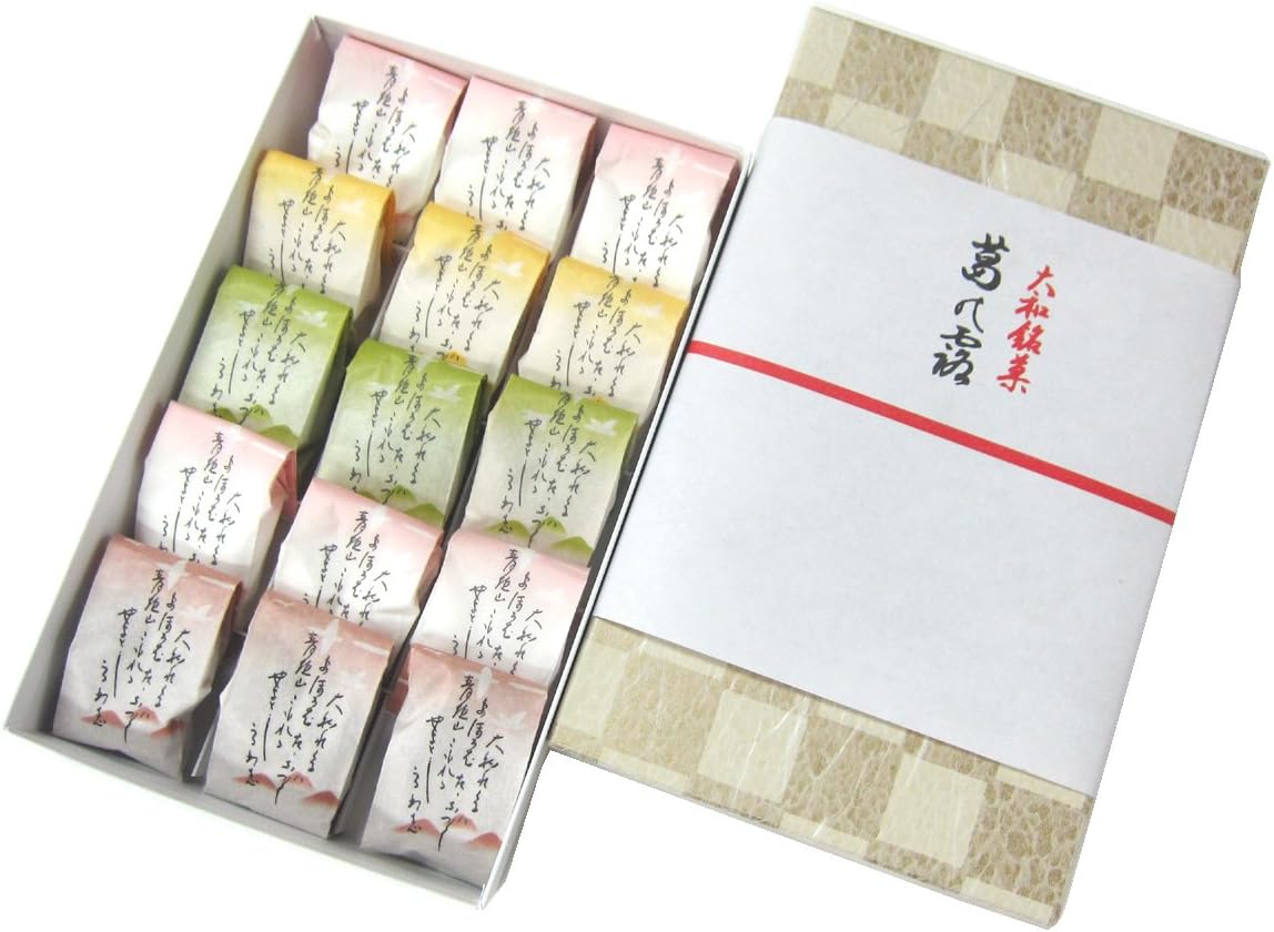 和紙 葛湯 4種 15個 白 しょうが 抹茶 あずき 奈良 吉野 老舗 吉野葛 ギフト ラッピング 対応可