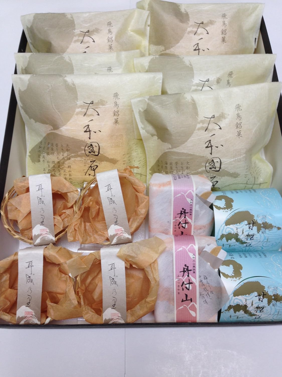 和菓子 4種 14個 奈良･飛鳥の和菓子 三笠 6個 栗饅頭 4個 黒糖くるみ入り求肥餅 2個 梅甘露煮入り饅頭 2個