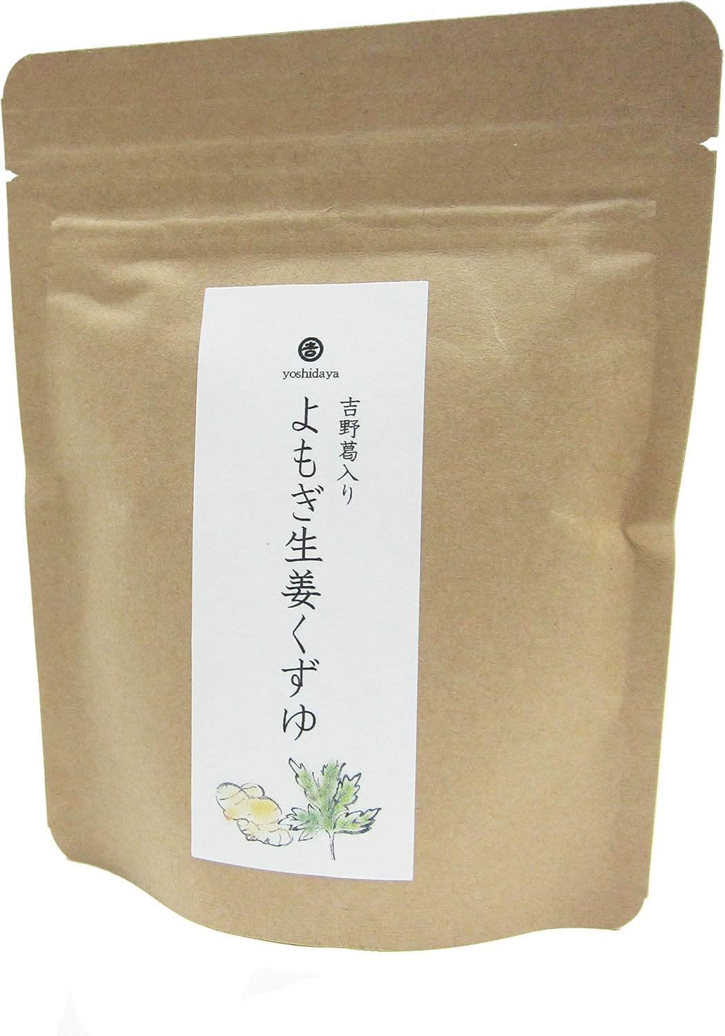 奈良 吉野 奈良のよもぎを使用した 吉野葛入り よもぎ 生姜 くずゆ ギフト ラッピング 対応可